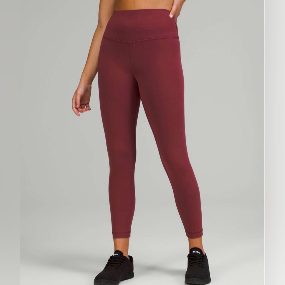 Lululemon Wunder Train High-Rise Tight 25" in Mulled Wine Size 12
